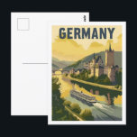 Germany Castle Vintage Famous Travel Place Postcard<br><div class="desc">Germany Castle Vintage Famous Travel Place</div>