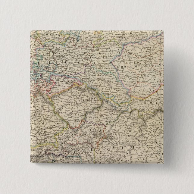 Germany, Central Europe 15 Cm Square Badge (Front)