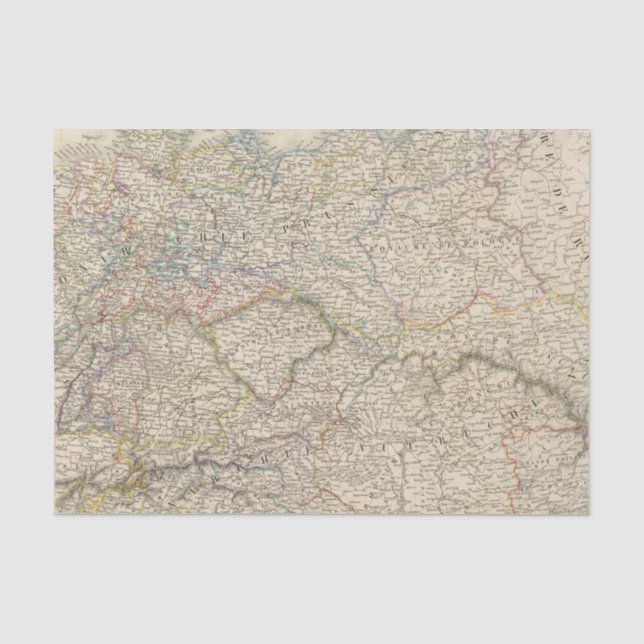 Germany, Central Europe Tissue Paper (Front)