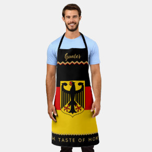 Germany Chefs Apron, Kitchen, German Flag Apron