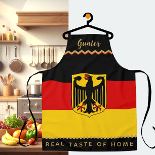 Germany Chefs Apron, Kitchen, German Flag Apron