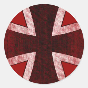 GERMANY CLASSIC ROUND STICKER