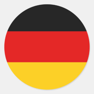 Germany Classic Round Sticker