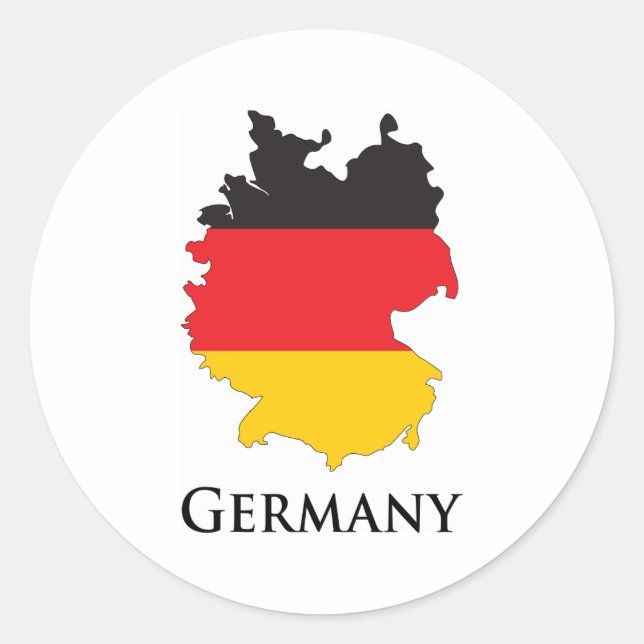 Germany Classic Round Sticker (Front)
