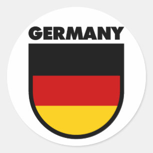 Germany Classic Round Sticker