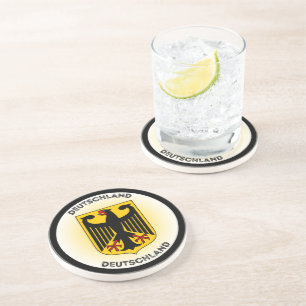 Germany Coat of Arms Circle Shape Coaster