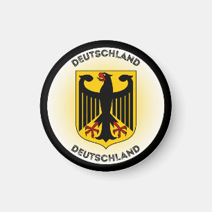 Germany Coat of Arms Circle Shape Magnet