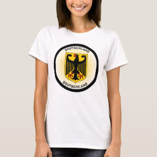 Germany Coat of Arms Circle Shape T-Shirt