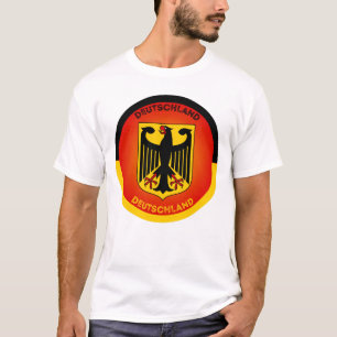 Germany Coat of Arms Circle Shape T-Shirt