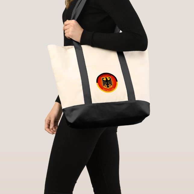 Germany Coat of Arms Circle Shape Tote Bag (Front (Product))