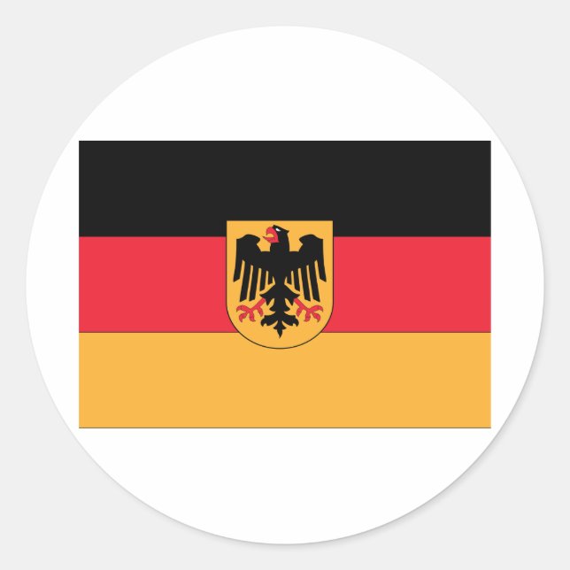 Germany Coat of Arms Classic Round Sticker (Front)