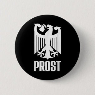 Germany Coat Of Arms Eagle Beer Prost 6 Cm Round Badge