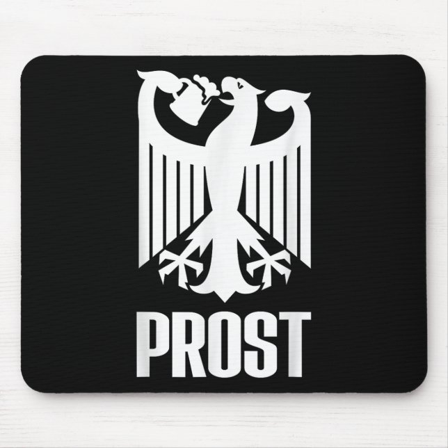Germany Coat Of Arms Eagle Beer Prost  Mouse Pad (Front)