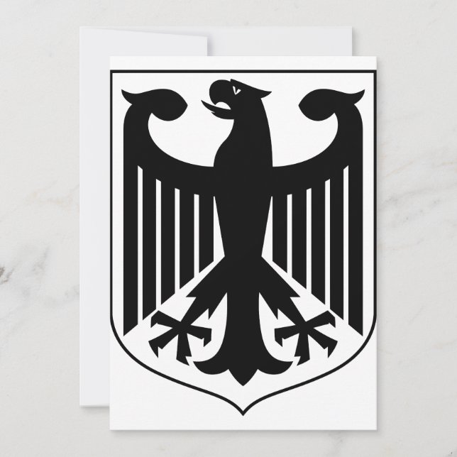 Germany Coat of arms Invitation (Front)