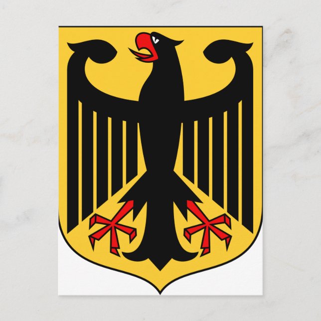 Germany Coat of Arms Postcard (Front)
