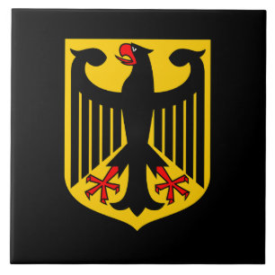 Germany country coat arms symbol emblem eagle ceramic tile