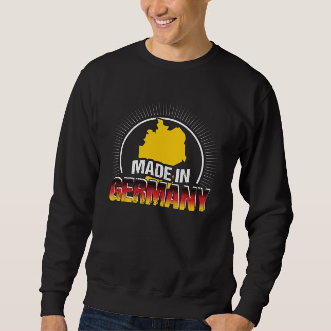 Germany country flag German cultural heritage fami Sweatshirt (Front)