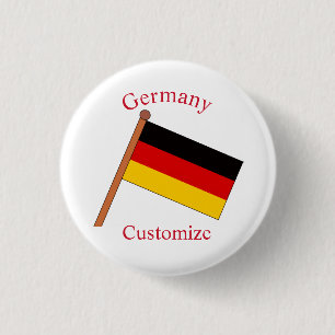 Germany Country Flag Thunder_Cove 3 Cm Round Badge