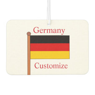 Germany Country Flag Thunder_Cove Car Air Freshener
