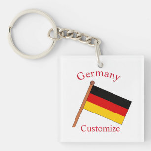 Germany Country Flag Thunder_Cove Key Ring