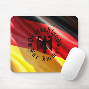 Germany/Deutschland Forever/black eagle/flag Mouse Pad