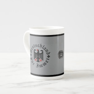 Germany/Deutschland Forever/black eagle/iron cross Bone China Mug
