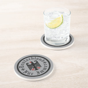 Germany/Deutschland Forever/black eagle/iron cross Coaster