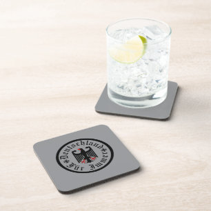 Germany/Deutschland Forever/black eagle/iron cross Coaster