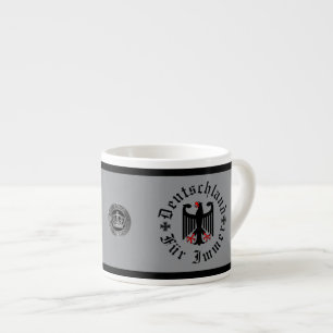 Germany/Deutschland Forever/black eagle/iron cross Espresso Cup