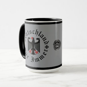 Germany/Deutschland Forever/black eagle/iron cross Mug