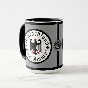 Germany/Deutschland Forever/black eagle/iron cross Mug