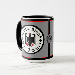Germany/Deutschland Forever/black eagle/iron cross Mug