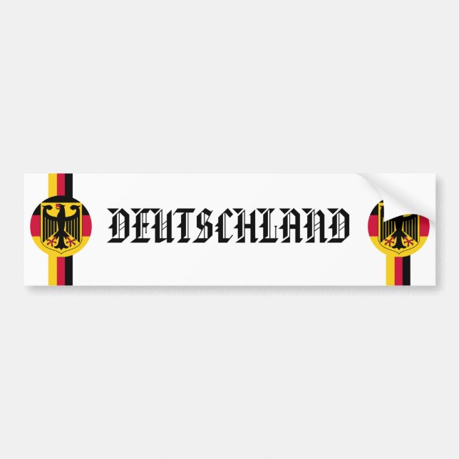 Germany Deutschland Fußball Soccer Auto Sticker (Front)
