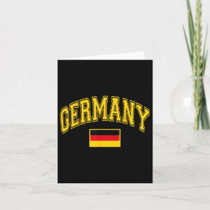 Germany Deutschland German Flag Graphic  Card