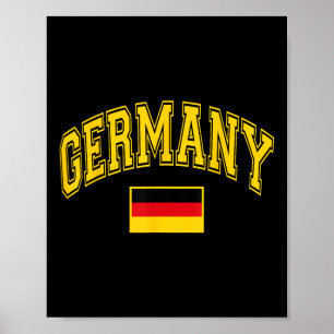 Germany Deutschland German Flag Graphic  Poster