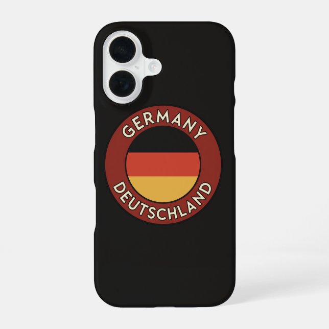 Germany, deutschland iPhone 16 case (Back)