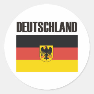 Germany Deutschland Products & Designs! Classic Round Sticker