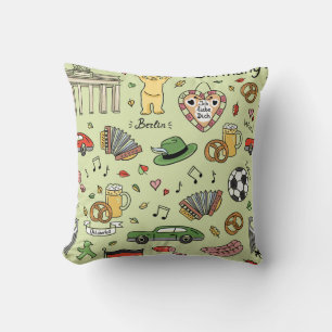 Germany Doodles Cushion