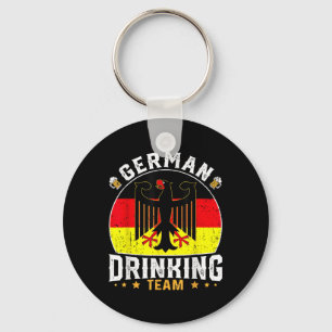 Germany Drinking Team Beer Festival Men Women  Key Ring
