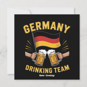 Germany Drinking Team Oktoberfest Prost Like True Invitation
