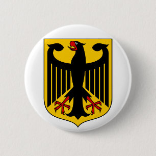 germany emblem 6 cm round badge
