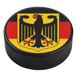 germany emblem  hockey puck