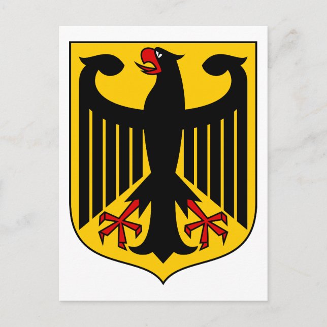 germany emblem postcard (Front)