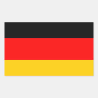 Germany Fahne Rectangular Sticker