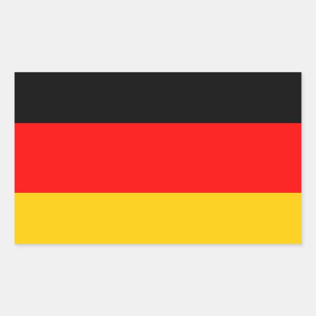 Germany Fahne Rectangular Sticker (Front)