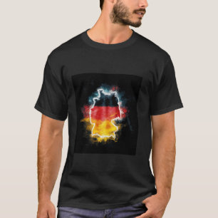 Germany fan design with Germany flag T-Shirt