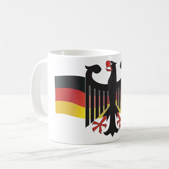 Germany Federal Eagle Coat of Arms Coffee Mug (Front Left)