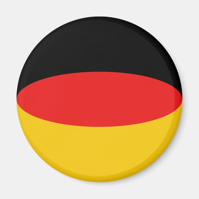 Germany Fisheye Flag Magnet (Front)