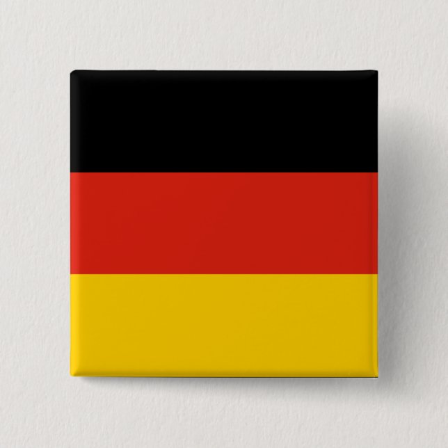 Germany Flag 15 Cm Square Badge (Front)