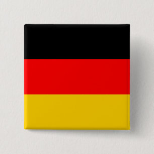 Germany Flag 15 Cm Square Badge